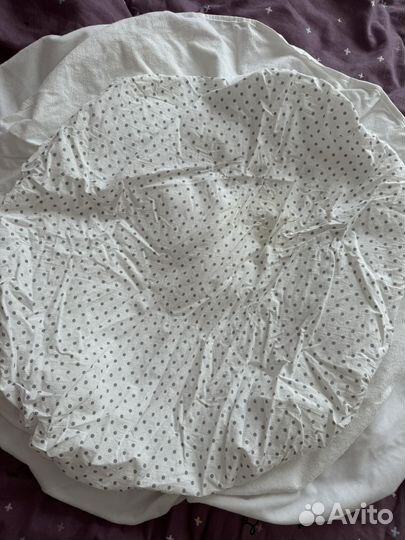 Простыни на круглую кроватку