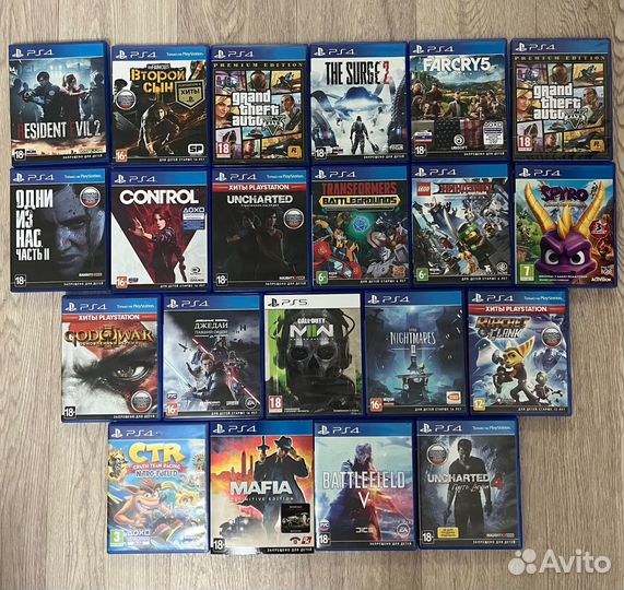 Игры ps4 ps5