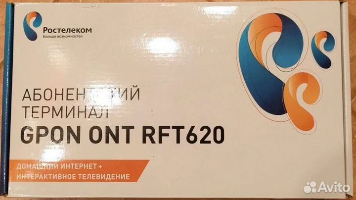 Роутер оптический gpon (Ростелеком) ONT RFT620