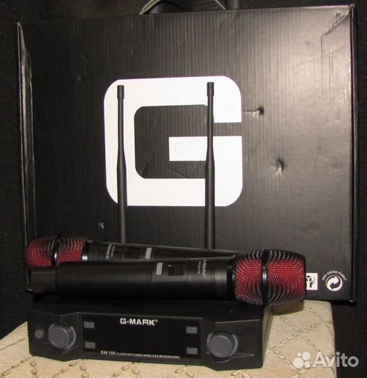 Микрофоны вокальные C-Mark 2шт Радио Цифра Pro New