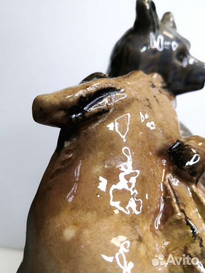 Скульптура авторская квартет Старая Гжель Керамика