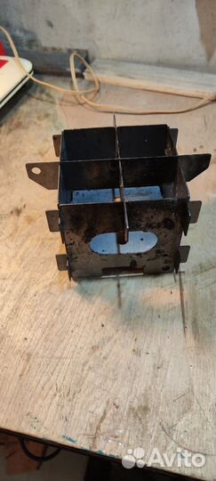 Походная печь щепочница