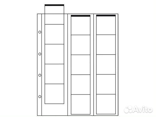 Лист для хранения монет на 15 ячеек Монеты в Твери