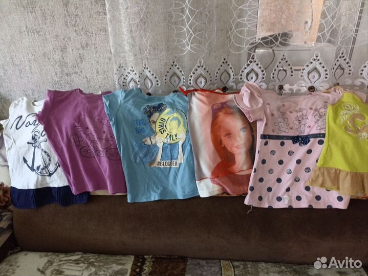 Майки для девочки на дачу