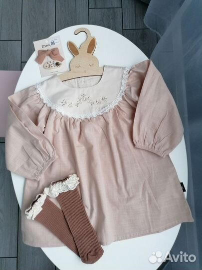 Платье в стиле zara ретро новое 86 92