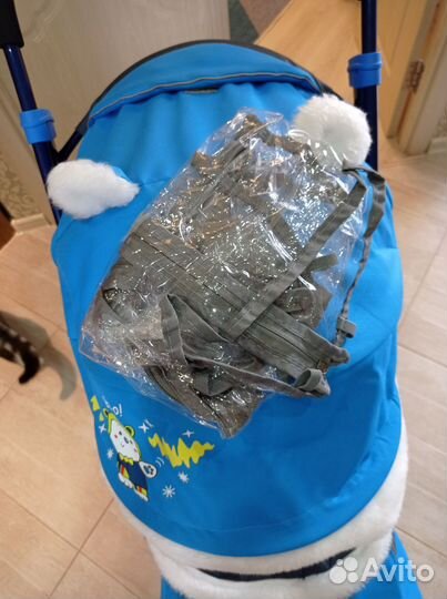 Коляска санки с колёсами