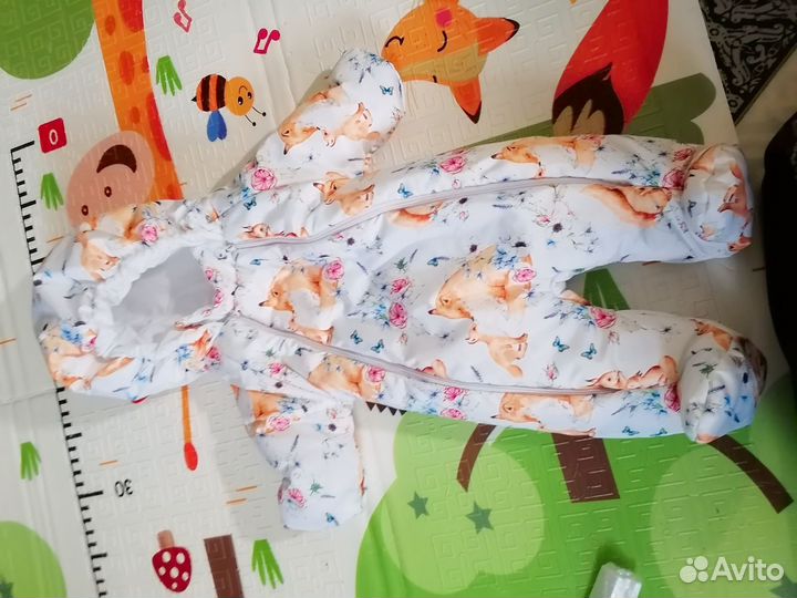 Комбинезон демисезонный для новорожденных 56 62