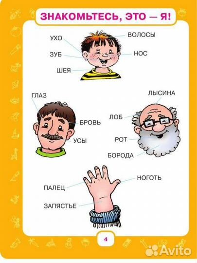 Первый учебник для малыша + три книги для развития