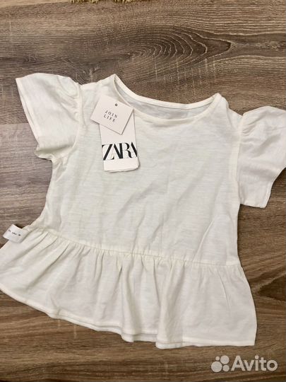 Футболка кофточка на девочку фирмы Zara новая