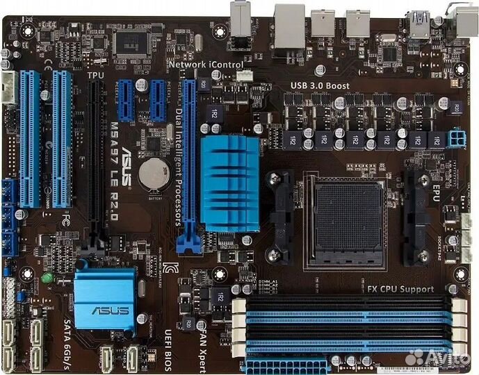 Материнская плата asus M5A97 LE R2.0, SocketAM3+