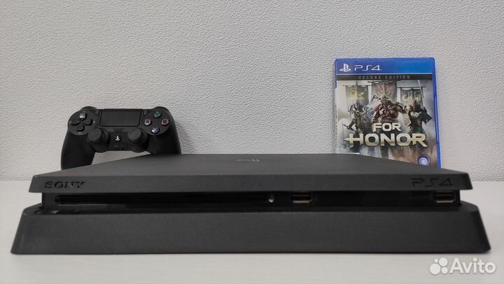 Sony PS4 Slim 1Tb + 2 геймпада 80 игр