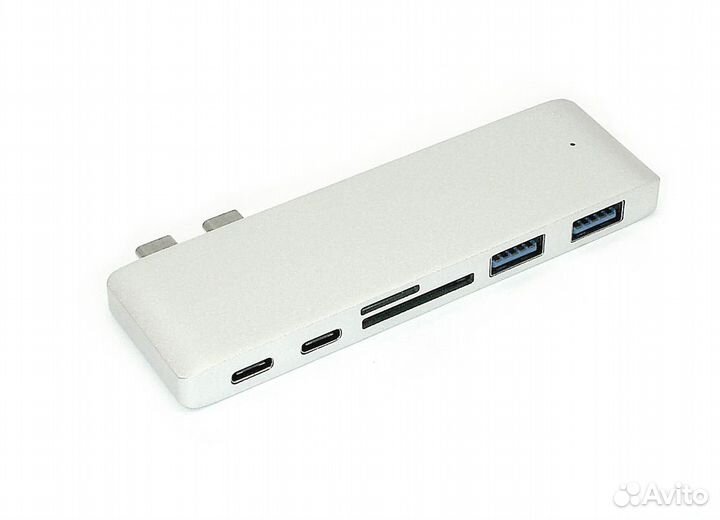 Сдвоенный Type C на USB 3.0*2 + Type C* 2 + SD/TF