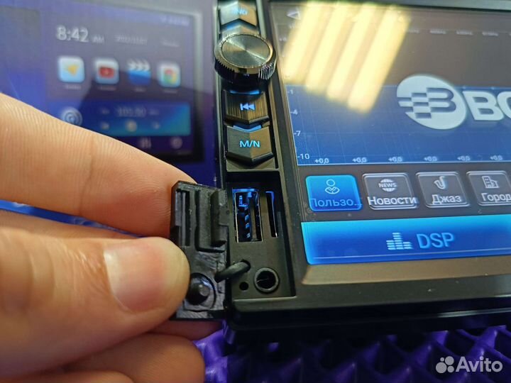 Android магнитола 2/32с физическими кнопками новая