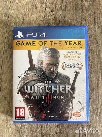 Ведьмак 3 ps4 диск