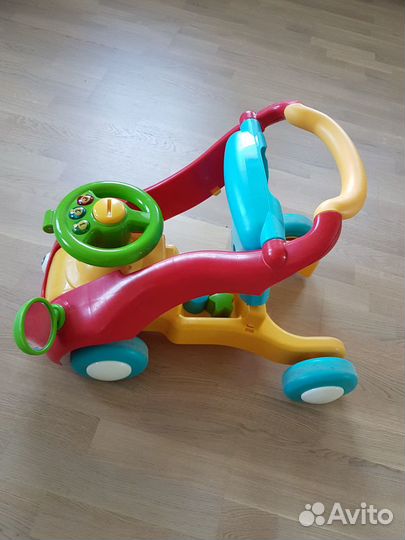 Машинка-каталка 2 в 1 ELC