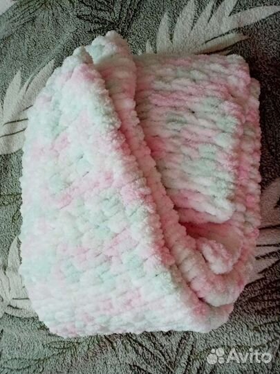 Мягкий плед 1*1 метр