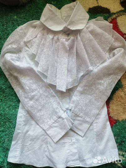 Рубашка школьная для девочки 116