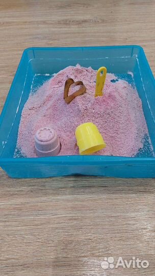 Кинетический песок с песочницей