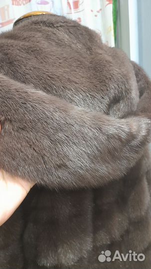 Шикарная норковая шуба р. 40-44