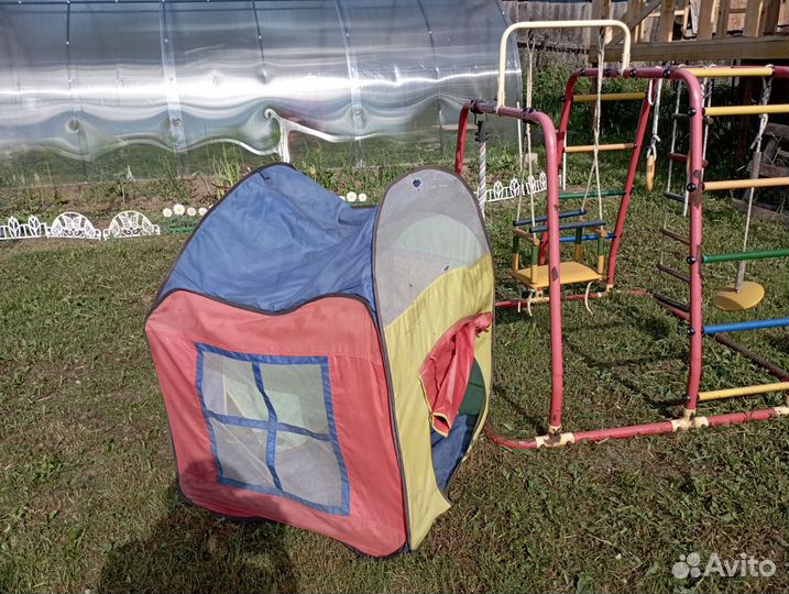 Детский спортивный комплекс + палатка