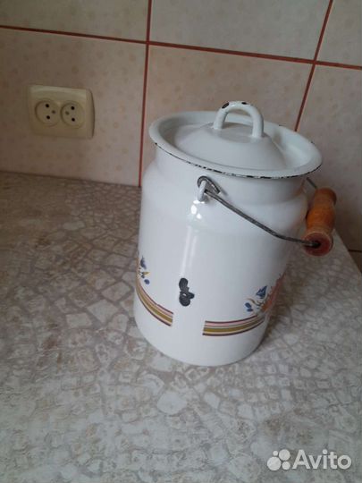 Бидон эмалированный СССР