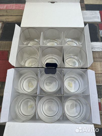 Стаканы для воды, виски