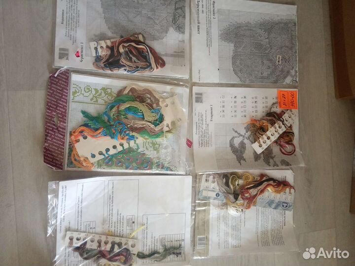 Остатки набора для вышивания