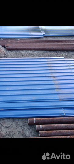 Листы профнастила бу