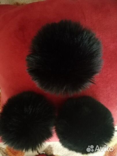 Помпон натуральный мех