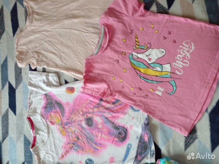 Детские вещи пакетом для девочек 122 128