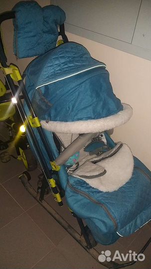 Коляска санки