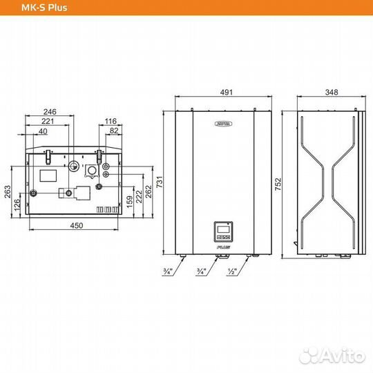 Электрокотел Zota MK-S Plus 9