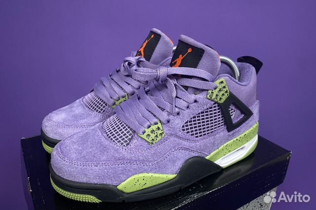 Кроссовки Nike Air Jordan 4 Retro Canyon Purple