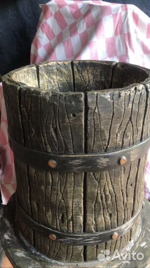 Кашпо для цветов бетон