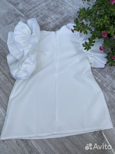 Блузка белая школьная Modish.brand