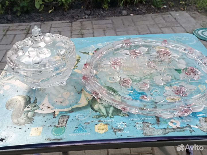 Блюдо и конфетница