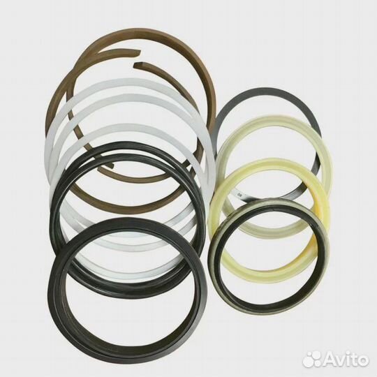 Комплект уплотнений гидроцилиндра стрелы Хитачи zx