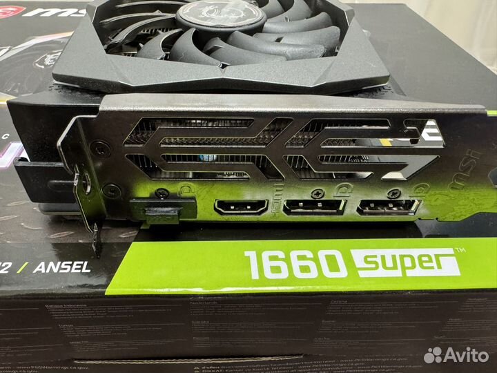 Видеокарта gtx 1660 super gaming x