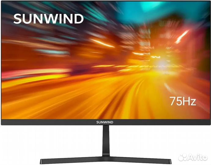Монитор Sunwind Black 75Hz 2560x1440 IPS