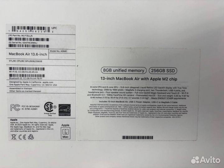 Ноутбук Apple MacBook Air 13