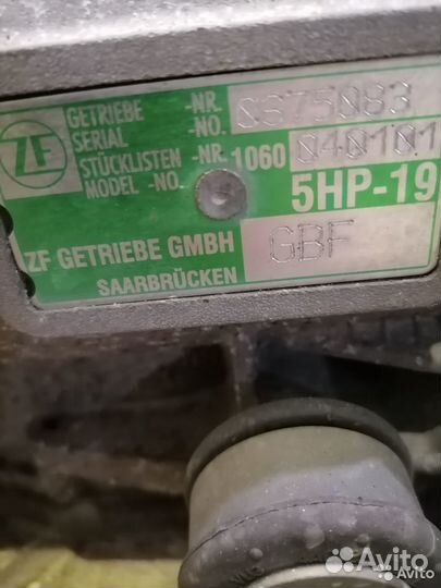 АКПП GBF audi a4 ауди а4 1.8 4WD 5HP19