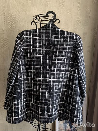 Твидовый пиджак женский