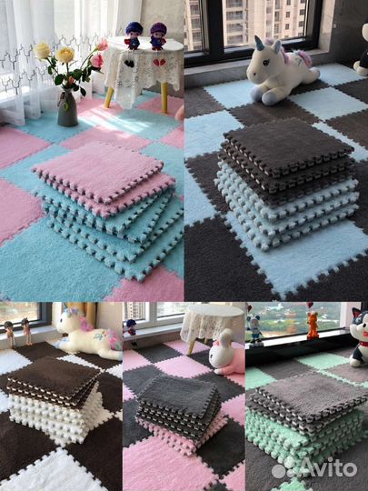 Мягкий коврик пазл