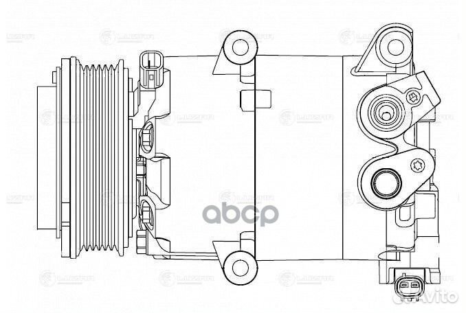 Компрессор кондиционера lcac1005 luzar