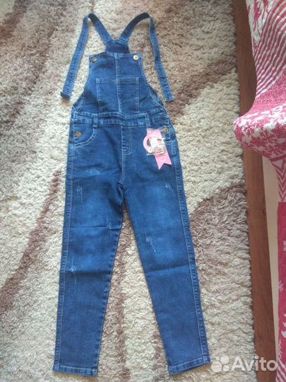 Комбинезон джинсовый
