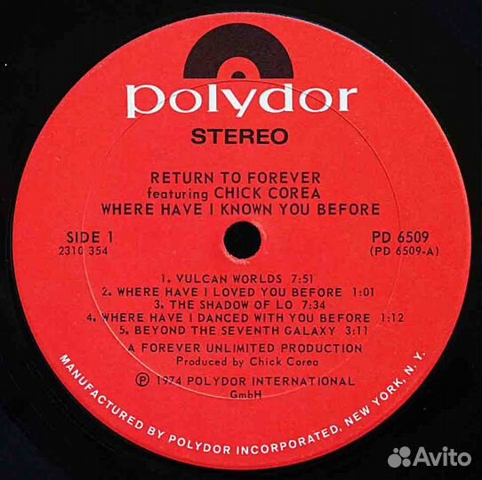 Виниловая пластинка группы 