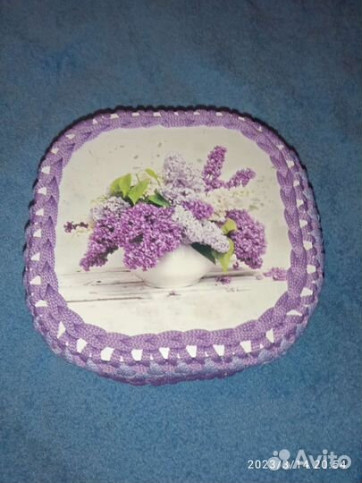 Корзинки вязаные