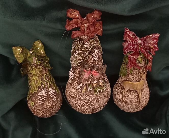 Елочные игрушки ручной работы