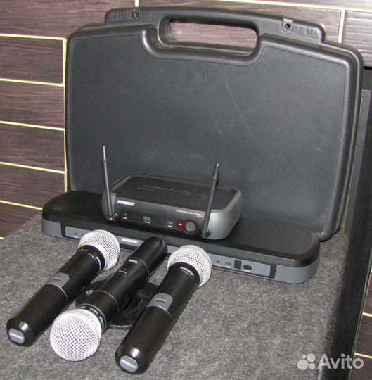 Микрофоны Shure SM-58 PG-58 GLX 3ш Вокал Радио Pro