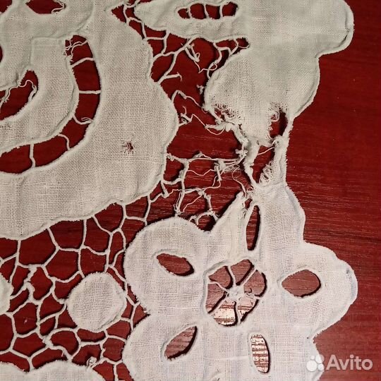 Подзор на кровать, СССР, лен